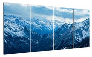 Panoráma hôr v zime - obraz (Obraz 160x80cm)