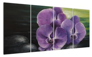 Obraz kvetov orchidey (Obraz 160x80cm)