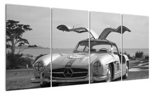 Mercedes-Benz 300SL - moderný obraz (Obraz 160x80cm)