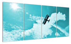 Letiace lietadlo - obraz (Obraz 160x80cm)