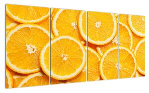 Plátky pomarančov - obraz (Obraz 160x80cm)