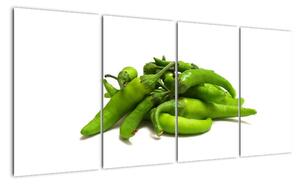 Zelené papričky - obraz (Obraz 160x80cm)