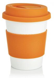 XD Design & Loooqs - Pla eko pohár na kávu oranžový 0,35l