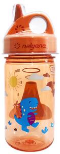Nalgene detská fľaša GRIP-N-GULP Orange Volcano 350ml