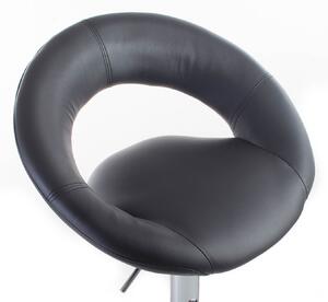Barová stolička G21 Orbita koženková black