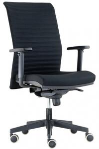 ALBA kancelárska stolička REFIRE synchro, skladová BLACK 27