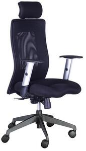 ALBA kancelárska stolička LEXA XL + 3D podhlavník, čierna