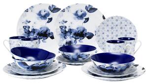 VanWell Porcelánová jedálenská súprava, 16-dielna (kráľovská modrá) (100314113)