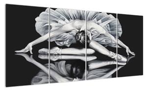 Obraz baleríny (Obraz 160x80cm)
