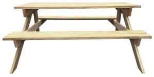 Piknikový stôl 150x135x71,5 cm, drevo