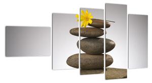 Relaxačné obraz - kamene (Obraz 110x60cm)