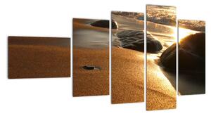 Obraz piesočné pláže (Obraz 110x60cm)