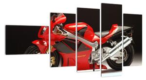 Obraz červené motorky (Obraz 110x60cm)