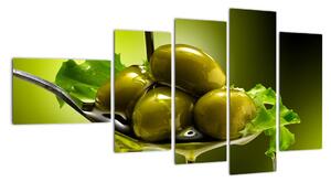 Obrazy do kuchyne - olivy (Obraz 110x60cm)