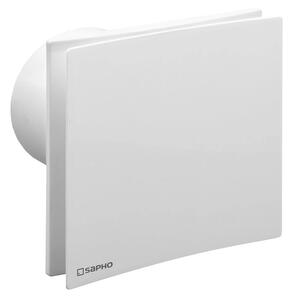 Sapho Sapho, EIRA kúpeľňový ventilátor axiálny, 15W, potrubie 100mm, časovač, biela, EI102