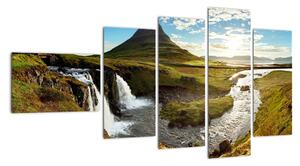 Moderný obraz - severská krajina (Obraz 110x60cm)
