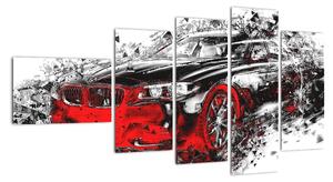 Obraz automobilu - moderný obraz (Obraz 110x60cm)