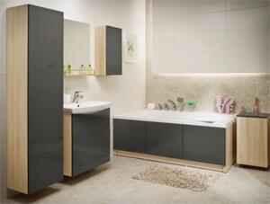 Cersanit Smart, akrylátová vaňa pravá 170x80cm + nožičky, biela, S301-116