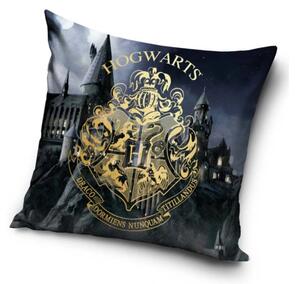 Carbotex Obliečka na vankúšik 40x40 cm - Harry Potter Erb Bradavické školy