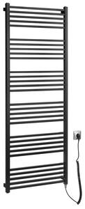 Sapho Sapho, METRO-E elektrické vykurovacie teleso, rovné, 600x1620 mm, 800 W, čierna matná, ME616B