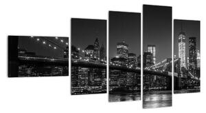 Obraz - nočné most (Obraz 110x60cm)