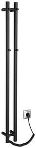 Sapho Sapho, PAPINADO elektrický sušiak uterákov, 109x1200mm, 40W, čierna mat, ER340