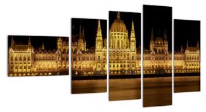 Budova parlamentu - Budapešť (Obraz 110x60cm)