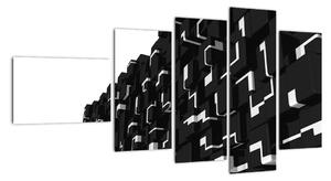 Čierne kocky - obraz na stenu (Obraz 110x60cm)