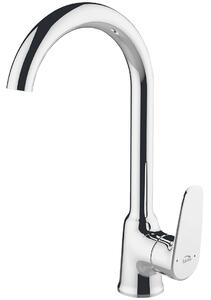 Laveo Rondo, kuchynská batéria stojaca h-302, chrómová, LAV-BLX_068D