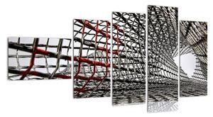 Obraz kovové mreže (Obraz 110x60cm)