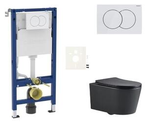 Závesný WC set SAT Brevis do ľahkých stien / predstenová SIKOGESBREBLD01