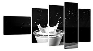 Obraz misky s mliekom (Obraz 110x60cm)
