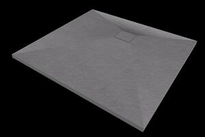 Gamma Erga Oldaf, SMC štvorcová sprchová vanička 90 x 90 cm, šedá matná, ERG-GMA-OL-9090G