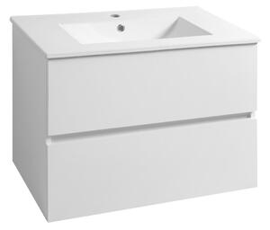 Aqualine Aqualine, PANEDA umývadlová skrinka 74,5x55x45,2cm, biela, PN275