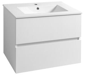 Aqualine Aqualine, PANEDA umývadlová skrinka 69,5x55x45,2cm, biela, PN270