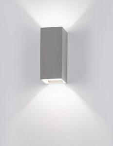 Nova Luce Svietidlo CADMO S WALL GREY 2 nástenné, IP 65, 2x3 W 9162122