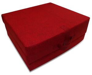 Skladací molitanový matrac 190 x 70 x 9 cm, červený