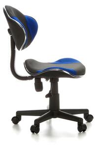 Hjh OFFICE Detská otočná stolička KIDDY GTI-2 (sivá/modrá) (100293482)
