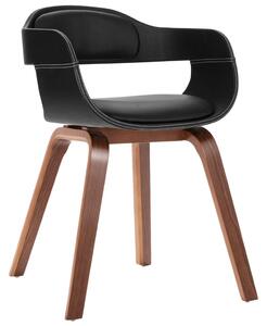 Jedálenská stolička, ohýbané drevo a umelá koža
