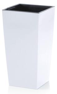 Prosperplast Kvetináč s vložkou Urbi Square (24 x 45 x 24 cm (Š x V x H), biela) (100275788)