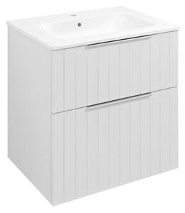 Sapho Sapho, CIRASA umývadlová skrinka 59,2x64x46cm, biela mat strip, CR601-3131S