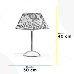STOLNÁ LAMPA, E27, 30/30/40 cm - Interiérové svietidlá, Online Only