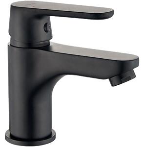 Kuchinox Dima, umývadlová batéria vrátane odtokovej zátky ClickClack h-132, čierna matná, LAV-BQD_722D