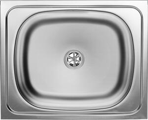 Kuchinox EKO, 1-komorový nerezový drez na skrinku 500x400x150 mm, oceľová, LAV-SKE_010T