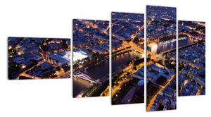 Obraz večerného mesta (Obraz 110x60cm)