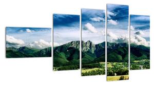 Horský výhľad - moderné obrazy (Obraz 110x60cm)