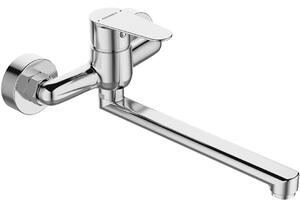 Kuchinox Fresno, nástenná drezová batéria L-272, 150 mm, chrómová, LAV-BQF_080D