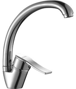 Kuchinox Madera, vysoká drezová batéria h-246 s výtokom v tvare F, chrómová, LAV-BQM_067D