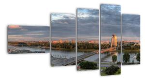 Pohľad na mesto - obraz (Obraz 110x60cm)