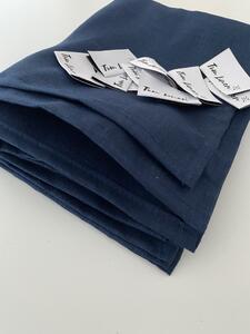 Tom Linen Ľanová utierka Navy Washed Velikost: 50x50cm